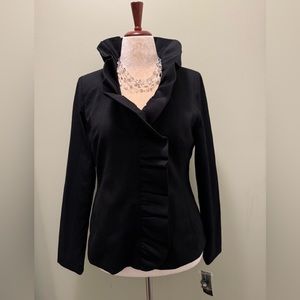 I.N.C. International Concepts Ruffle Snap fitted blazer-MP- BNWT